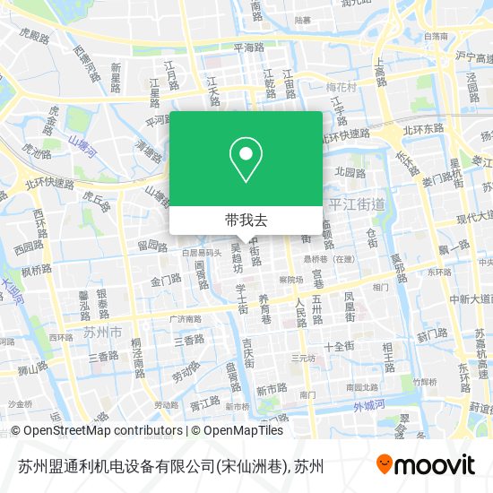 苏州盟通利机电设备有限公司(宋仙洲巷)地图