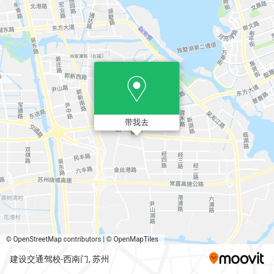 建设交通驾校-西南门地图
