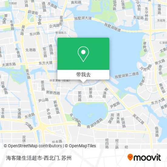 海客隆生活超市-西北门地图