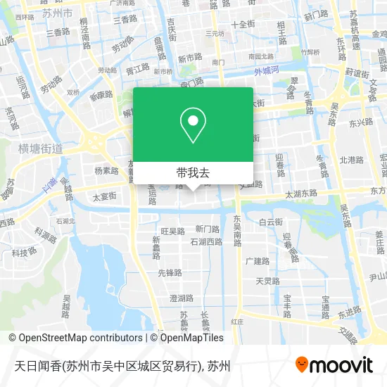 天日闻香(苏州市吴中区城区贸易行)地图