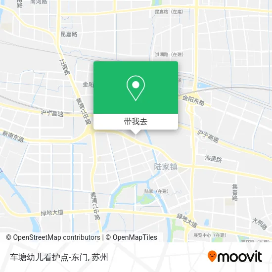 车塘幼儿看护点-东门地图