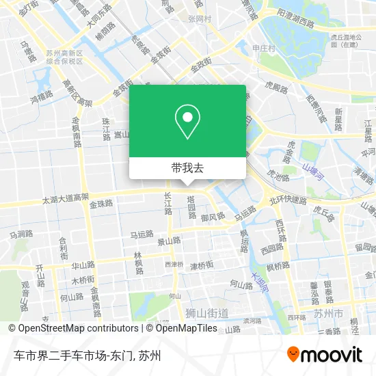 车市界二手车市场-东门地图