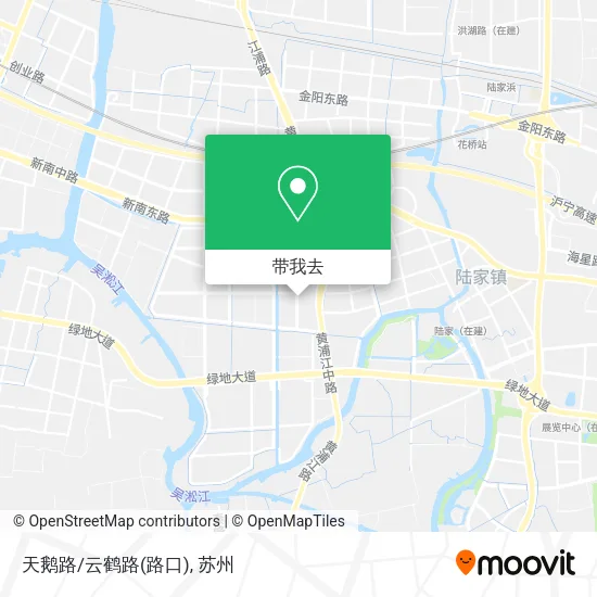 天鹅路/云鹤路(路口)地图