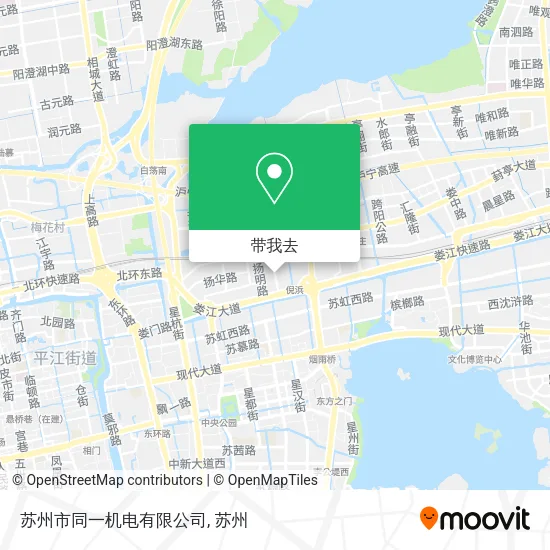 苏州市同一机电有限公司地图