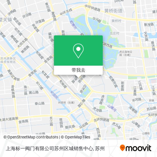 上海标一阀门有限公司苏州区城销售中心地图