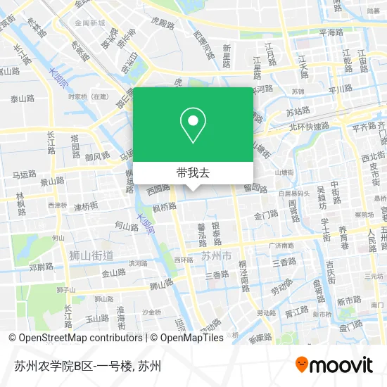 苏州农学院B区-一号楼地图