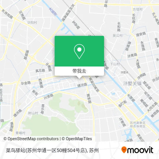 菜鸟驿站(苏州华通一区50幢504号店)地图