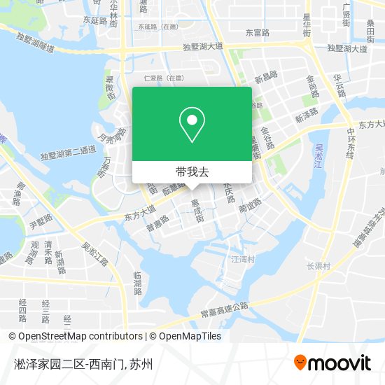 淞泽家园二区-西南门地图