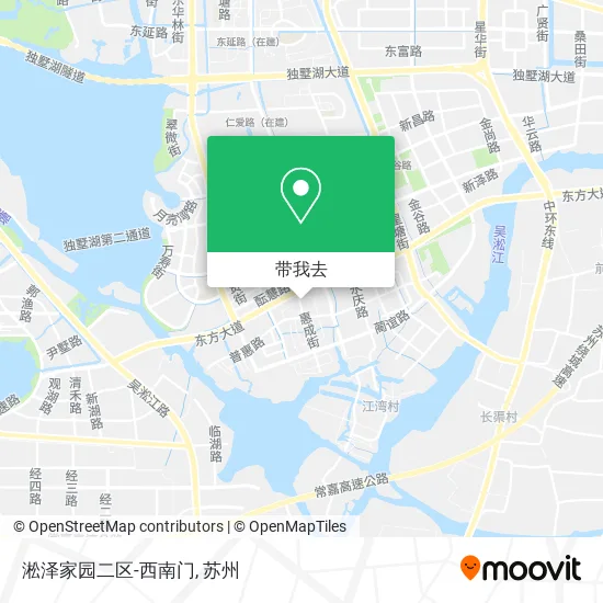 淞泽家园二区-西南门地图