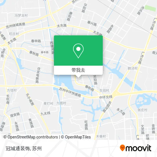 冠城通装饰地图
