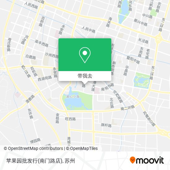 苹果园批发行(南门路店)地图