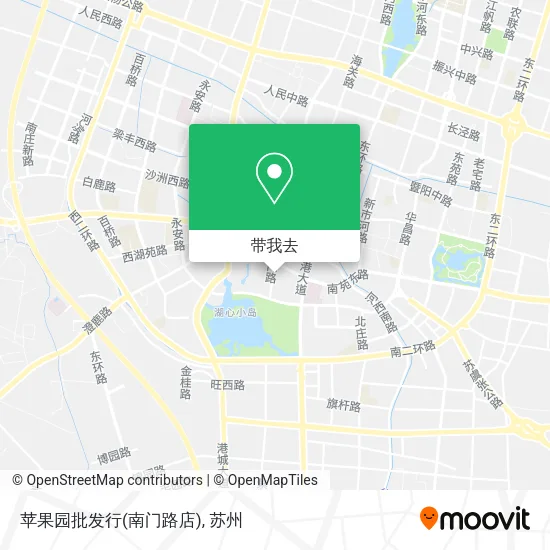 苹果园批发行(南门路店)地图