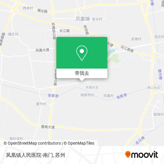 凤凰镇人民医院-南门地图