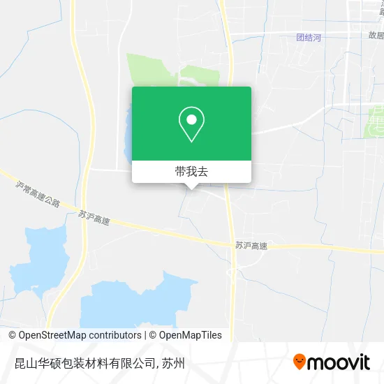 昆山华硕包装材料有限公司地图