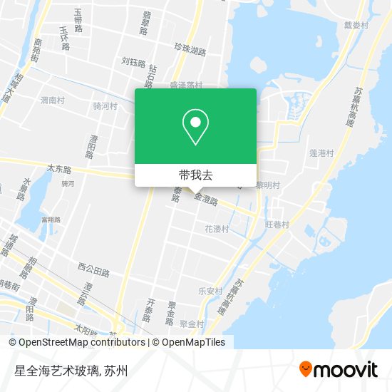 星全海艺术玻璃地图