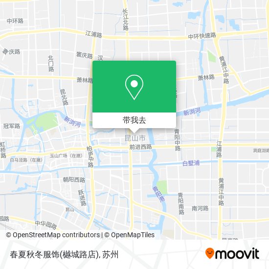 春夏秋冬服饰(樾城路店)地图