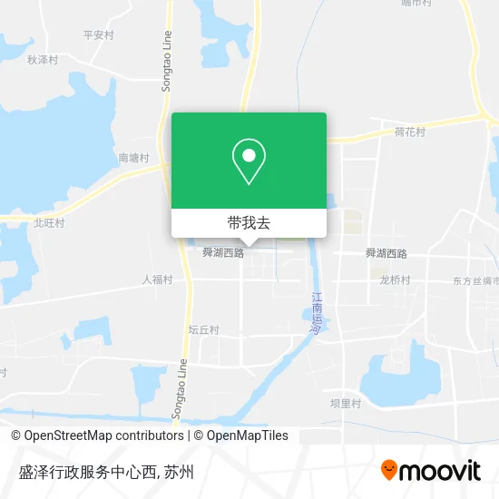 盛泽行政服务中心西地图