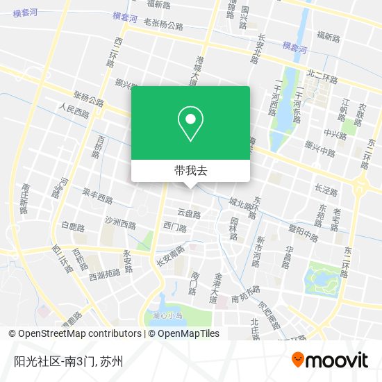 阳光社区-南3门地图