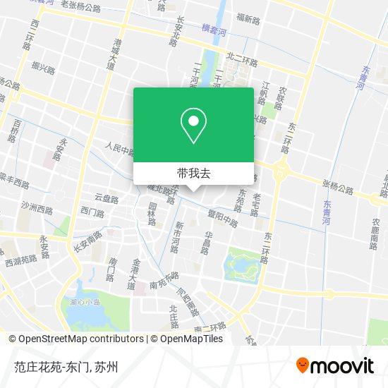 范庄花苑-东门地图