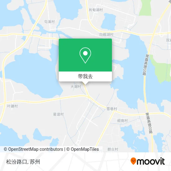 松汾路口地图