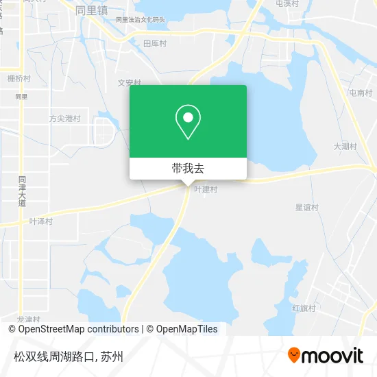 松双线周湖路口地图