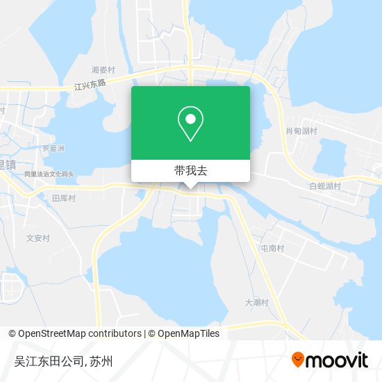 吴江东田公司地图