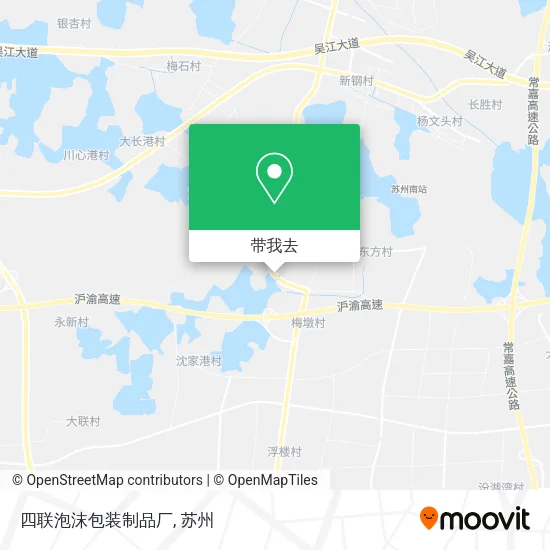 四联泡沫包装制品厂地图