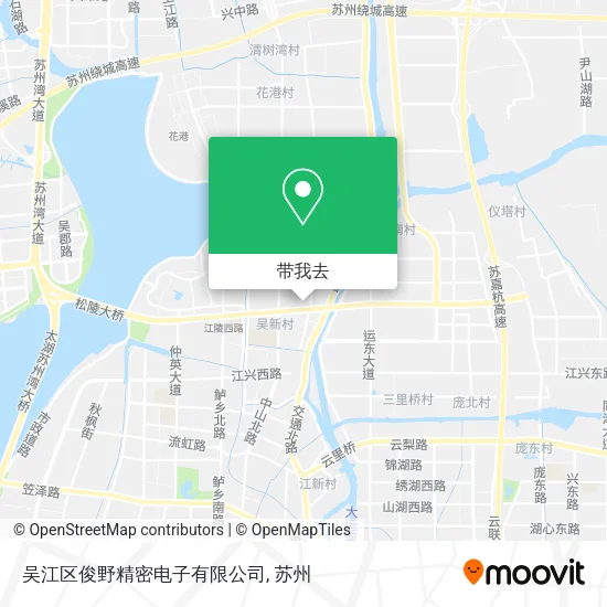 吴江区俊野精密电子有限公司地图