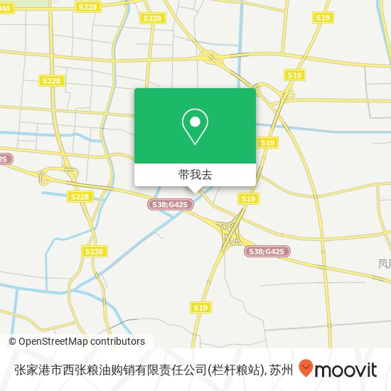 张家港市西张粮油购销有限责任公司(栏杆粮站)地图