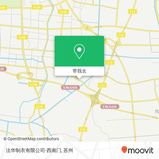 法华制衣有限公司-西南门地图