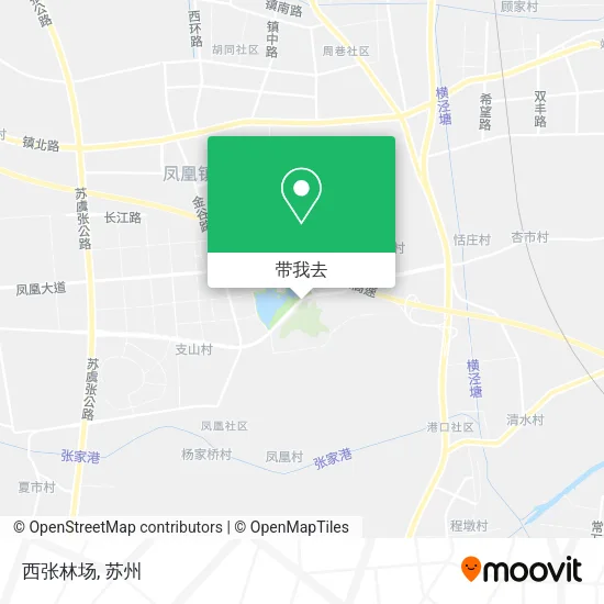 西张林场地图