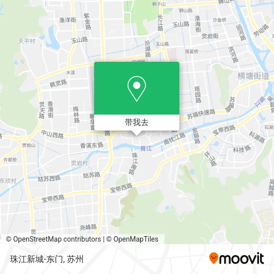 珠江新城-东门地图