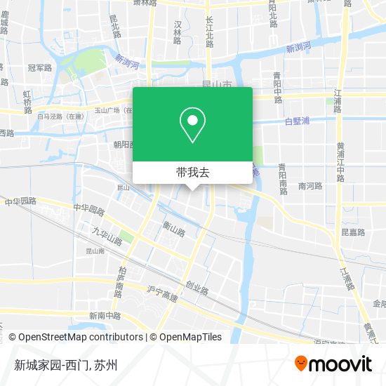 新城家园-西门地图