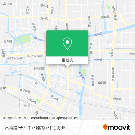 汛塘路/长江中路辅路(路口)地图