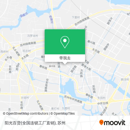 阳光百货(全国连锁工厂直销)地图