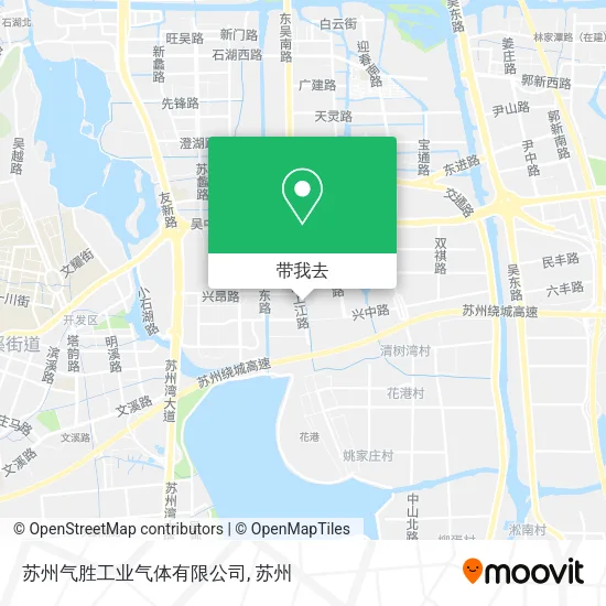 苏州气胜工业气体有限公司地图