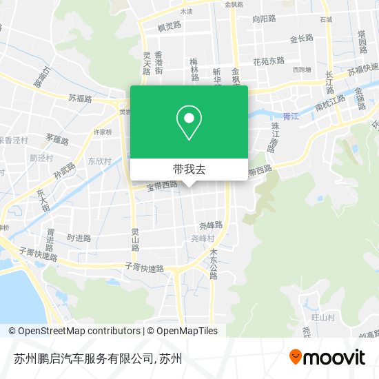 苏州鹏启汽车服务有限公司地图