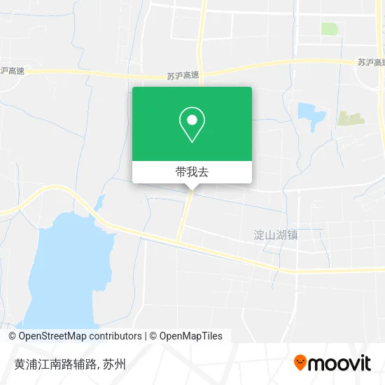 黄浦江南路辅路地图
