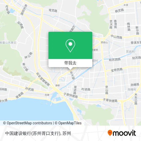 中国建设银行(苏州胥口支行)地图