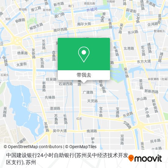 中国建设银行24小时自助银行(苏州吴中经济技术开发区支行)地图