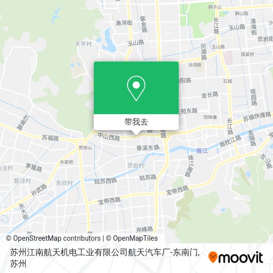 苏州江南航天机电工业有限公司航天汽车厂-东南门地图