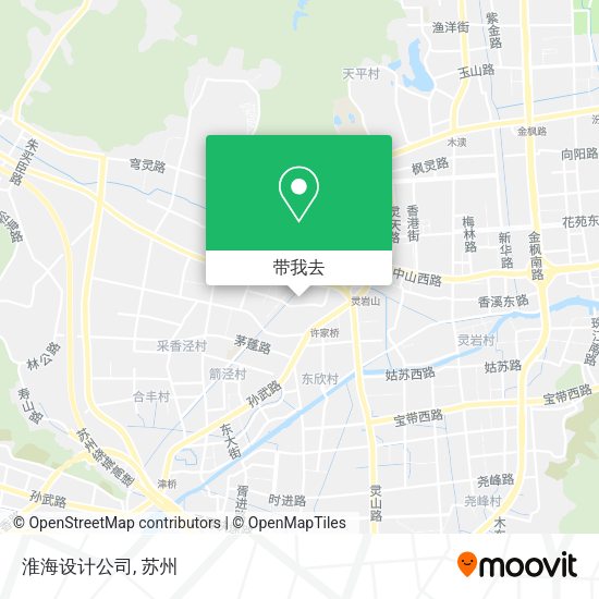 淮海设计公司地图