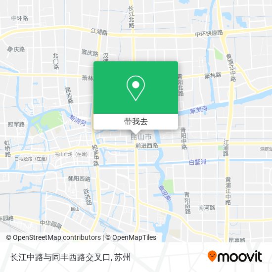 长江中路与同丰西路交叉口地图