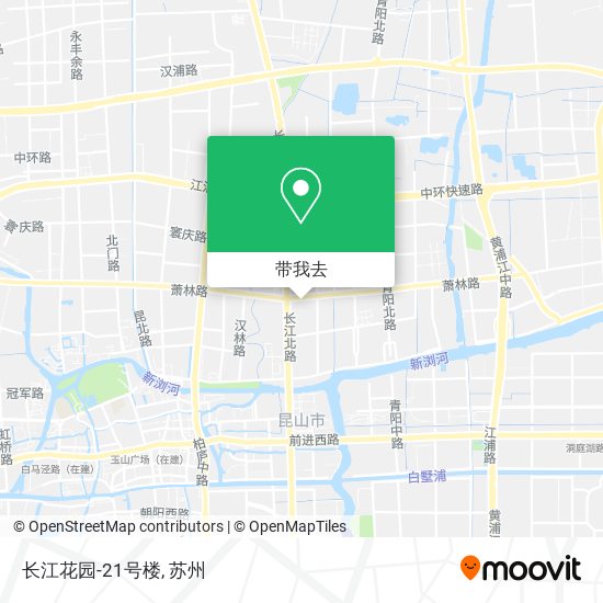 长江花园-21号楼地图
