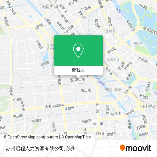 苏州启程人力资源有限公司地图
