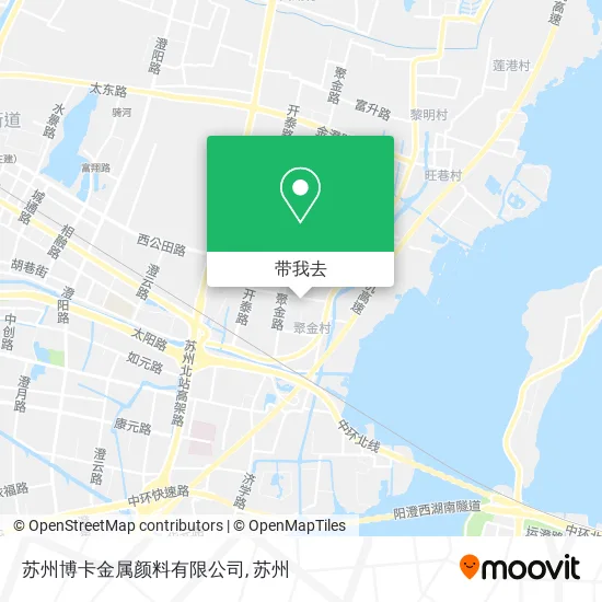 苏州博卡金属颜料有限公司地图