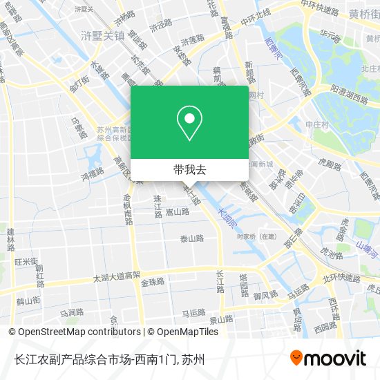 长江农副产品综合市场-西南1门地图