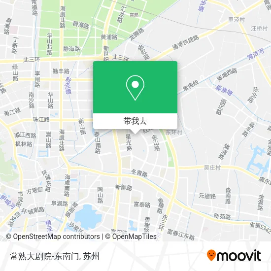 常熟大剧院-东南门地图