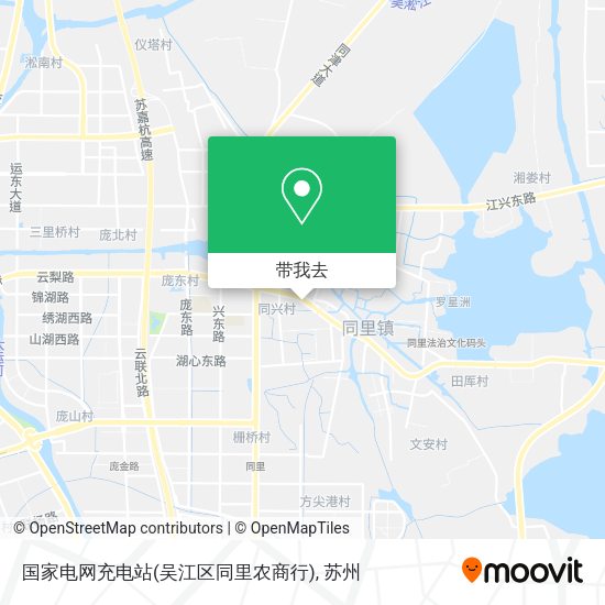 国家电网充电站(吴江区同里农商行)地图