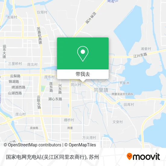国家电网充电站(吴江区同里农商行)地图